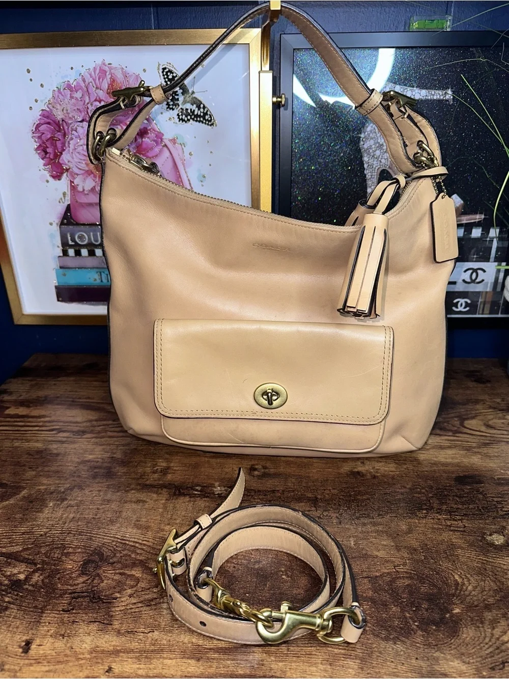 Coach Legacy Leather Duffle / Convertible Hobo Style No. 22381